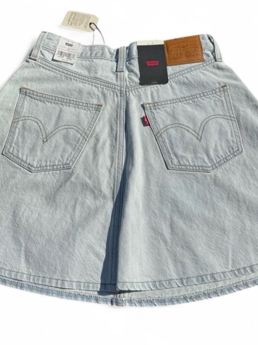 Levi's Light Wash Denim Women's Shorts with Classic Back Pockets